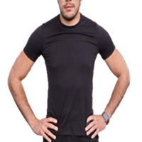 Playera de cuello redondo